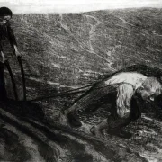 Käthe Kollwitz | Pflüger und Frau - 1902 | Gerahmter Kunstdruck | Realismus