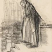 Käthe Kollwitz | Gravid kvinde overvejer selvmord - 1926 | Indrammet kunsttryk | Realisme