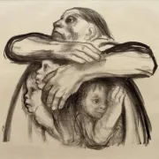 Käthe Kollwitz | Saatfrüchte sollen nicht vermahlen werden - 1941 | Gerahmter Kunstdruck | Realismus