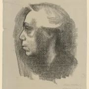 Käthe Kollwitz | Selvportræt - 1919 | Indrammet kunsttryk | Realisme