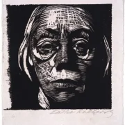 Käthe Kollwitz | Selvportræt - 1923 | Indrammet kunsttryk | Realisme
