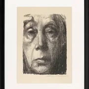 Käthe Kollwitz – Selbstbildnis 1934 | Giclée Kunstdruck gerahmt