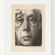 Käthe Kollwitz – Selbstbildnis 1934 | Giclée Kunstdruck gerahmt