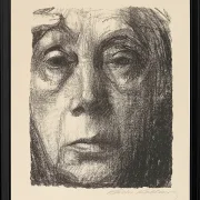 Käthe Kollwitz – Selbstbildnis 1934 | Giclée Kunstdruck gerahmt
