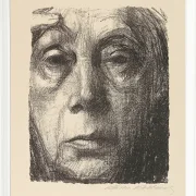 Käthe Kollwitz – Selbstbildnis 1934 | Giclée Kunstdruck gerahmt