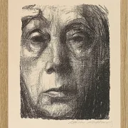 Käthe Kollwitz – Selbstbildnis 1934 | Giclée Kunstdruck gerahmt