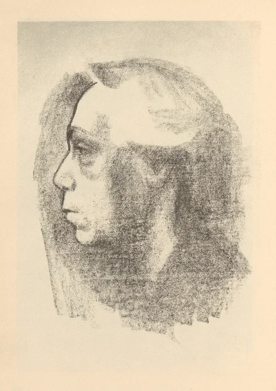 Käthe Kollwitz | Selvportræt 3 - 1925 | Indrammet kunsttryk | Realisme