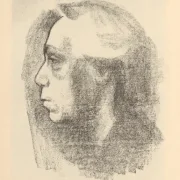 Käthe Kollwitz | Selvportræt 3 - 1925 | Indrammet kunsttryk | Realisme