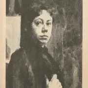 Käthe Kollwitz | Selbstbildnis 5 - 1925 | Gerahmter Kunstdruck | Realismus