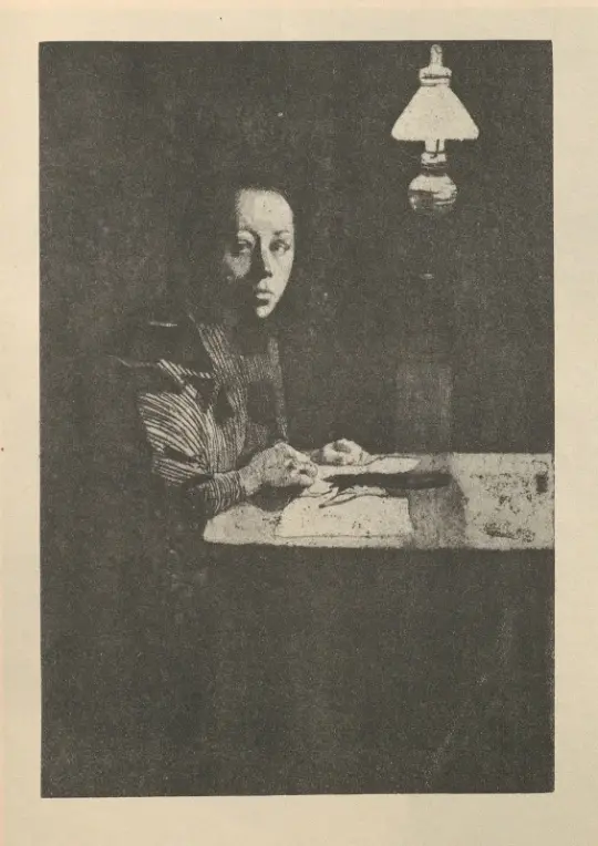 Käthe Kollwitz | Selvportræt 6 - 1925 | Indrammet kunsttryk | Realisme