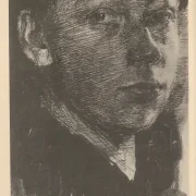 Käthe Kollwitz | Selvportræt 7 - 1925 | Indrammet kunsttryk | Realisme