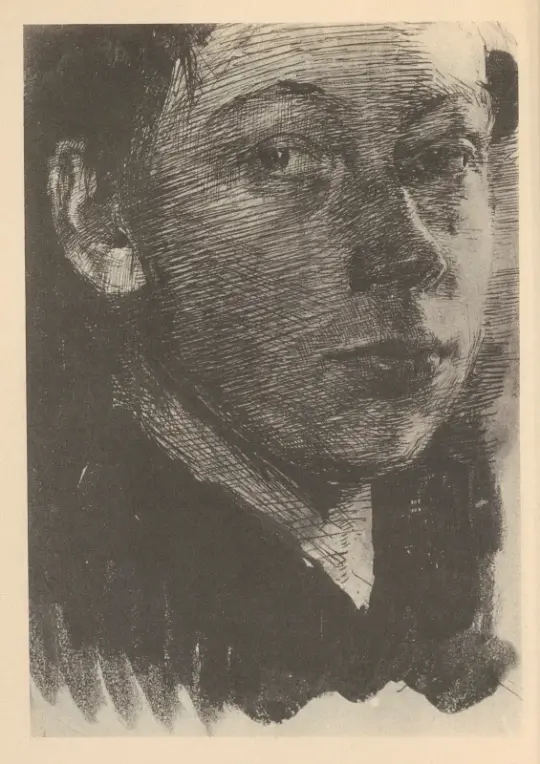 Käthe Kollwitz | Selvportræt 7 - 1925 | Indrammet kunsttryk | Realisme