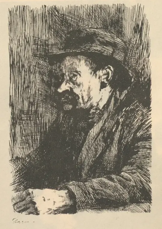 Käthe Kollwitz | Studier 1 - 1925 | Indrammet kunsttryk | Realisme