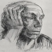 Käthe Kollwitz | Selvportræt – 1910 | Indrammet kunsttryk | Realisme