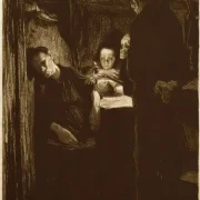 Käthe Kollwitz | Død – 1897 | Indrammet kunsttryk | Realisme