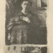 Käthe Kollwitz | Studier 4 - 1925 | Indrammet kunsttryk | Realisme