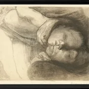 Käthe Kollwitz – Tod, Frau und Kind 1910 | Giclée Kunstdruck gerahmt