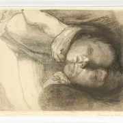 Käthe Kollwitz – Tod, Frau und Kind 1910 | Giclée Kunstdruck gerahmt