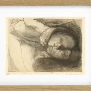 Käthe Kollwitz – Tod, Frau und Kind 1910 | Giclée Kunstdruck gerahmt