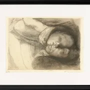 Käthe Kollwitz – Tod, Frau und Kind 1910 | Giclée Kunstdruck gerahmt