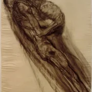 Käthe Kollwitz | Døden og kvinden, stigende – 1923 | Indrammet kunsttryk | Realisme