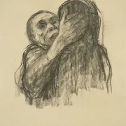 Käthe Kollwitz – Tod wird als Freund erkannt 1934 | Giclée Kunstdruck gerahmt