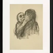 Käthe Kollwitz – Tod wird als Freund erkannt 1934 | Giclée Kunstdruck gerahmt
