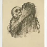 Käthe Kollwitz – Tod wird als Freund erkannt 1934 | Giclée Kunstdruck gerahmt