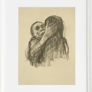 Käthe Kollwitz – Tod wird als Freund erkannt 1934 | Giclée Kunstdruck gerahmt