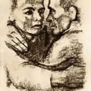 Käthe Kollwitz | Fraternisering – 1924 | Indrammet kunsttryk | Realisme