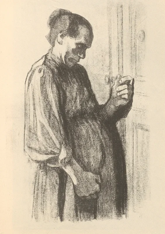 Käthe Kollwitz | Zeichnungen‎ ‎für‎ ‎den‎ ‎Simplizissimus 1 - 1925 | Gerahmter Kunstdruck | Realismus