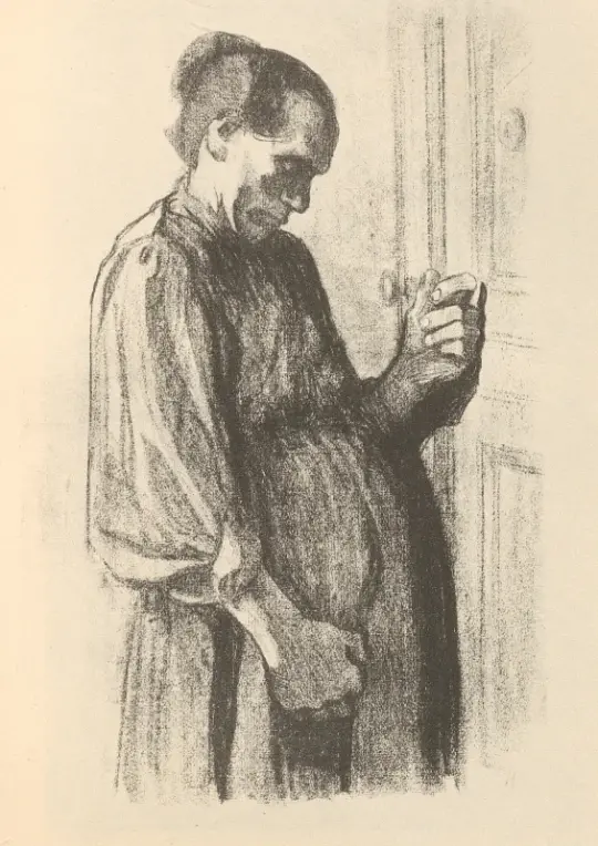 Käthe Kollwitz | Zeichnungen‎ ‎für‎ ‎den‎ ‎Simplizissimus 1 - 1925 | Gerahmter Kunstdruck | Realismus