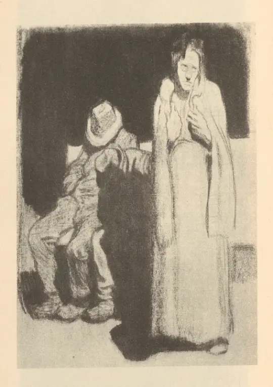 Käthe Kollwitz | Tegninger til Simplizissimus 2 - 1925 | Indrammet kunsttryk | Realisme