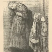 Käthe Kollwitz | Tegninger til Simplizissimus 5 - 1925 | Indrammet kunsttryk | Realisme