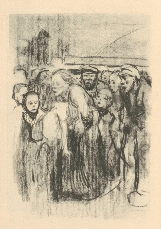 Käthe Kollwitz | Tegninger til Simplizissimus 9 - 1925 | Indrammet kunsttryk | Realisme