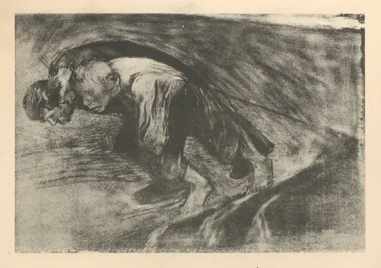 Käthe Kollwitz | Tilhører 'Bondekrigen' 1 - 1925 | Indrammet kunsttryk | Realisme