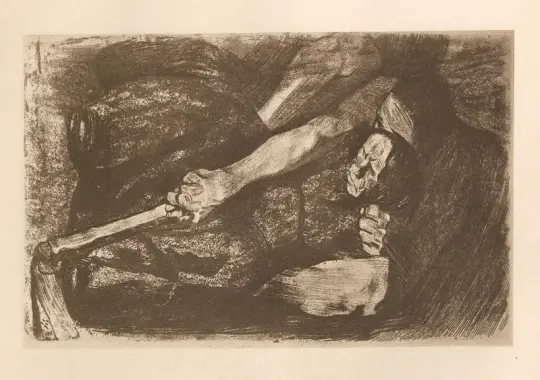 Käthe Kollwitz | Tilhører 'Bondekrigen' 4 - 1925 | Indrammet kunsttryk | Realisme