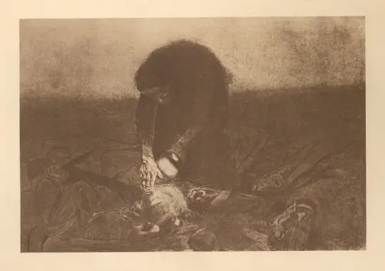 Käthe Kollwitz | Tilhører 'Bondekrigen' 6 - 1925 | Indrammet kunsttryk | Realisme