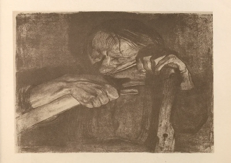 Käthe Kollwitz | Tilhører 'Bondekrigen' 8 - 1925 | Indrammet kunsttryk | Realisme