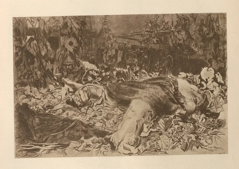 Käthe Kollwitz | Tilhører 'Bondekrigen' 9 - 1925 | Indrammet kunsttryk | Realisme