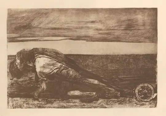 Käthe Kollwitz | Tilhører 'Bondekrigen' 10 - 1925 | Indrammet kunsttryk | Realisme