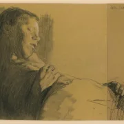 Käthe Kollwitz | Det døde barn - 1903 | Indrammet kunsttryk | Realisme