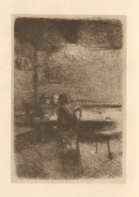 Käthe Kollwitz | Tilhørte 'Væveroprøret' 14 - 1925 | Indrammet kunsttryk | Realisme