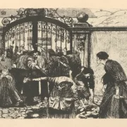 Käthe Kollwitz | Tilhørte 'Væveroprøret' 4 - 1925 | Indrammet kunsttryk | Realisme