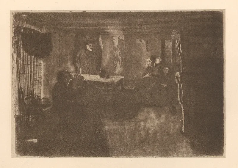 Käthe Kollwitz | Tilhørte 'Væveroprøret' 7 - 1925 | Indrammet kunsttryk | Realisme