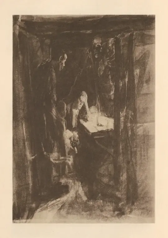Käthe Kollwitz | Tilhørte 'Væveroprøret' 6 - 1925 | Indrammet kunsttryk | Realisme