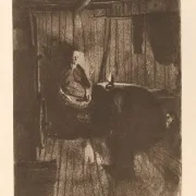 Käthe Kollwitz | Tilhørte 'Væveroprøret' 9 - 1925 | Indrammet kunsttryk | Realisme