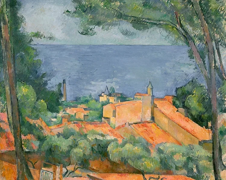 L`Estaque med røde tage - 1883