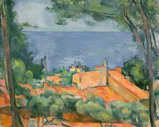 L`Estaque med røde tage - 1883
