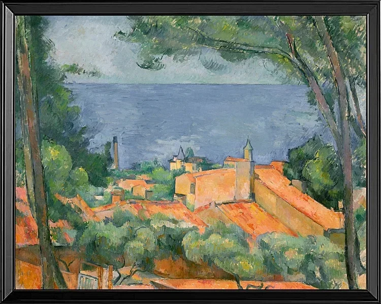 L`Estaque med røde tage - 1883